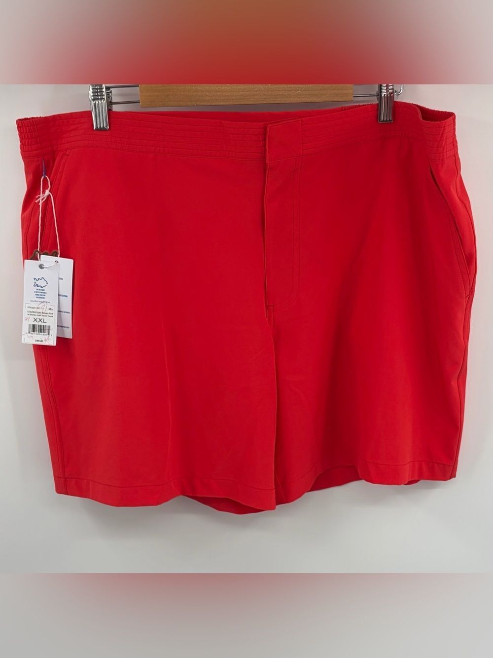 Southern Tide shelter cove poppy red swim trunks men’s XXL NWT vacation resort